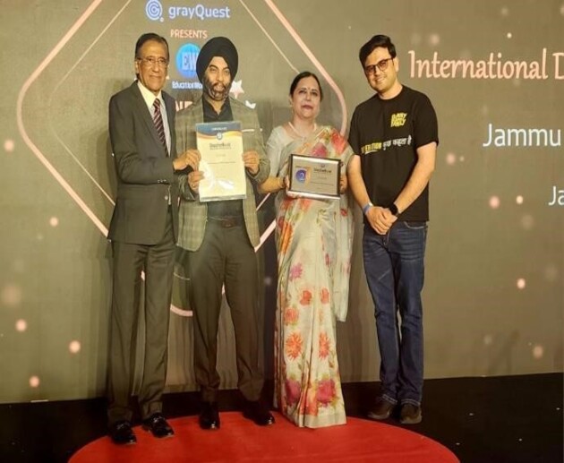 Award by Mrs. Randeep Wazir